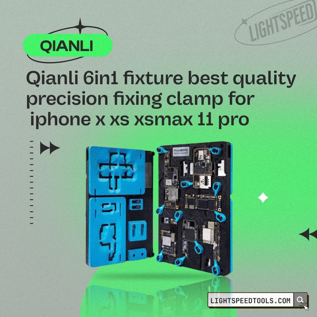 lightspeedtools's tweet photo. Qianli Repair supplies back in stock! Save 20% off on your first order⬆️
Grab yours now @lightspeedtools 
https://t.co/Fb1CvUzoWT https://t.co/zrLBV14J7n