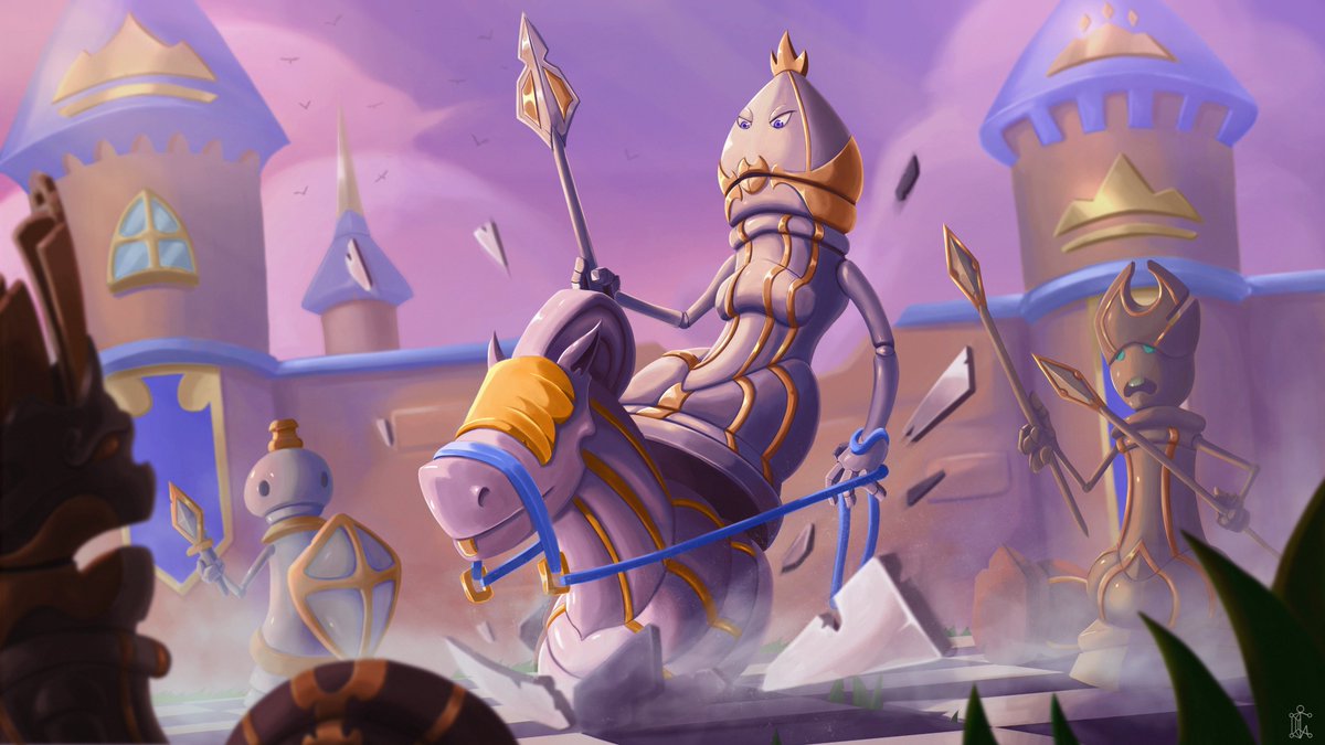 Carermejo's tweet photo. ♟ Check mate ♟ 
#illustration  #sketchbook #splashart #drawing #sketchoftheday #conceptart #hearthstone #conceptartist #characterdesign #visdev #visualdevelopment #conceptcharacter #art #paint #2dart
https://t.co/GuZGgr8Tn8 https://t.co/E19d6nfzOh