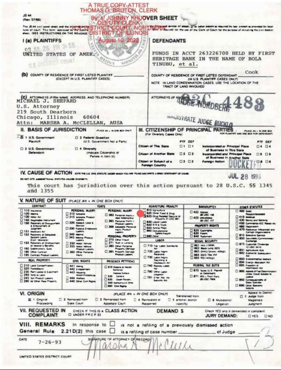 "Facts do not cease to exist because they are ignored"

This U.S. court document proves that Bola Ahmed Tinubu was involved in Drug dealings.