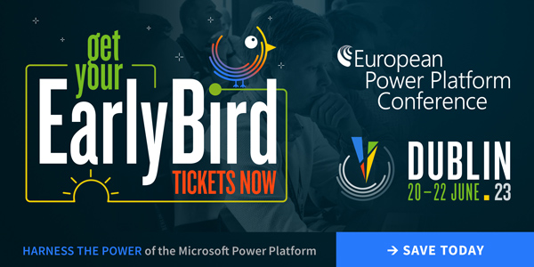 💡 Know the latest trends and technologies to stay on top of your game. Join us in Dublin this June. 
sharepointeurope.com/european-power…
#PowerPlatform #PowerApps #PowerBI #PowerPages #PowerAutomate