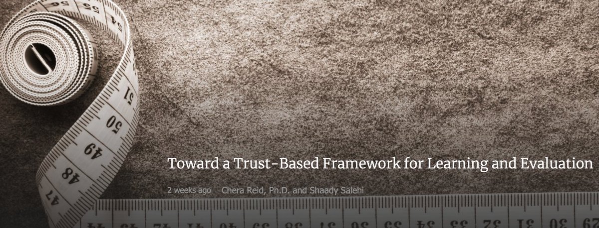 Inyathelo's tweet image. Toward a Trust-Based Framework for Learning and Evaluation:
"What if we reimagined evaluation as an opportunity for funders to learn and evolve as stewards...?"
bit.ly/418Xs5I

via @CEPData 

#trustbasedphilanthropy #evaluation #funding #philanthropy