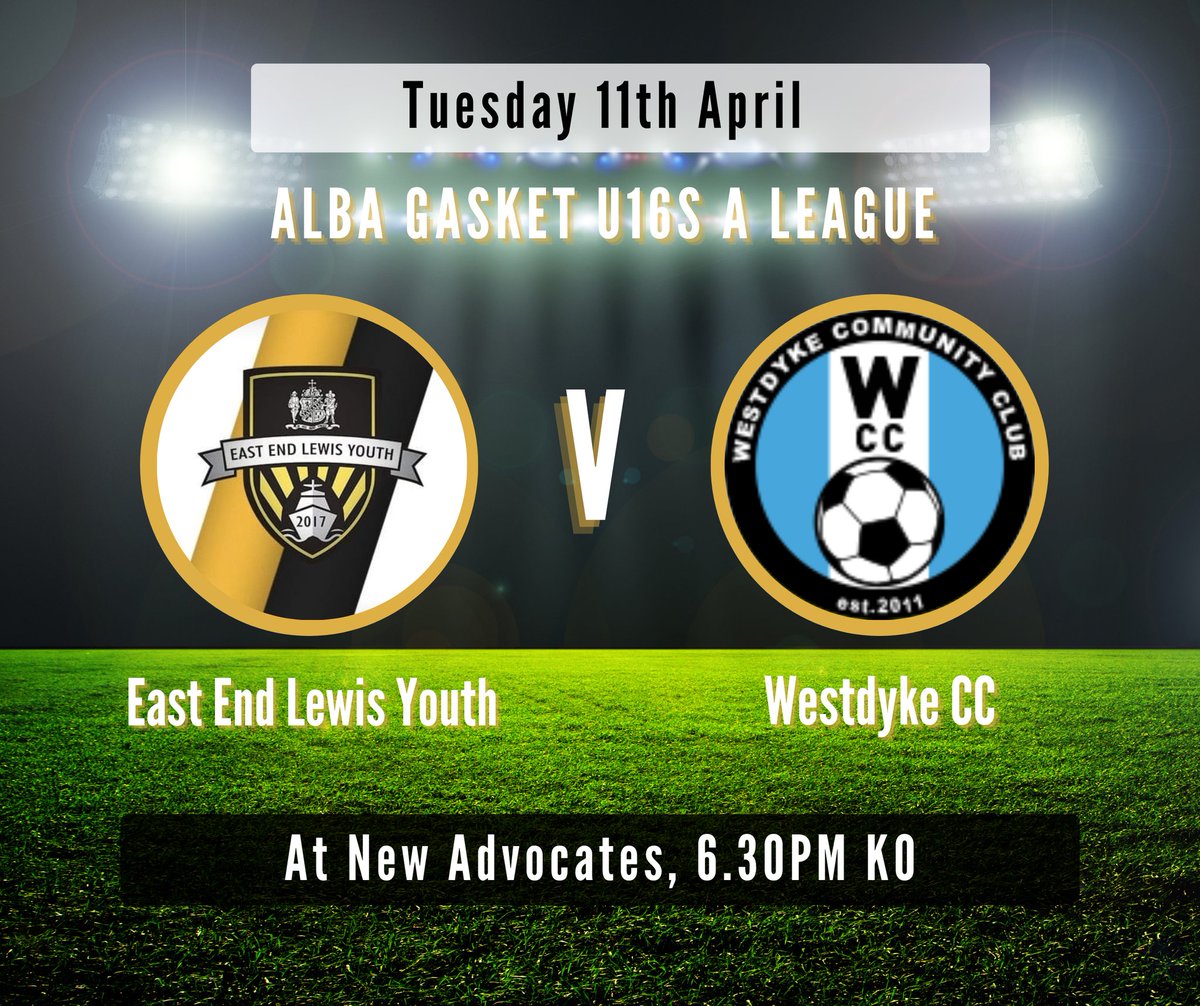 EastEndFCJuv's tweet photo. ππππ - πππππ¦π
πTuesday 11th April
πWestdyke CC
πLeague
πNew Advocates
β°6.30pm
All the best 2007s.
#EELY #grassrootsfootball https://t.co/bb5a4A834X