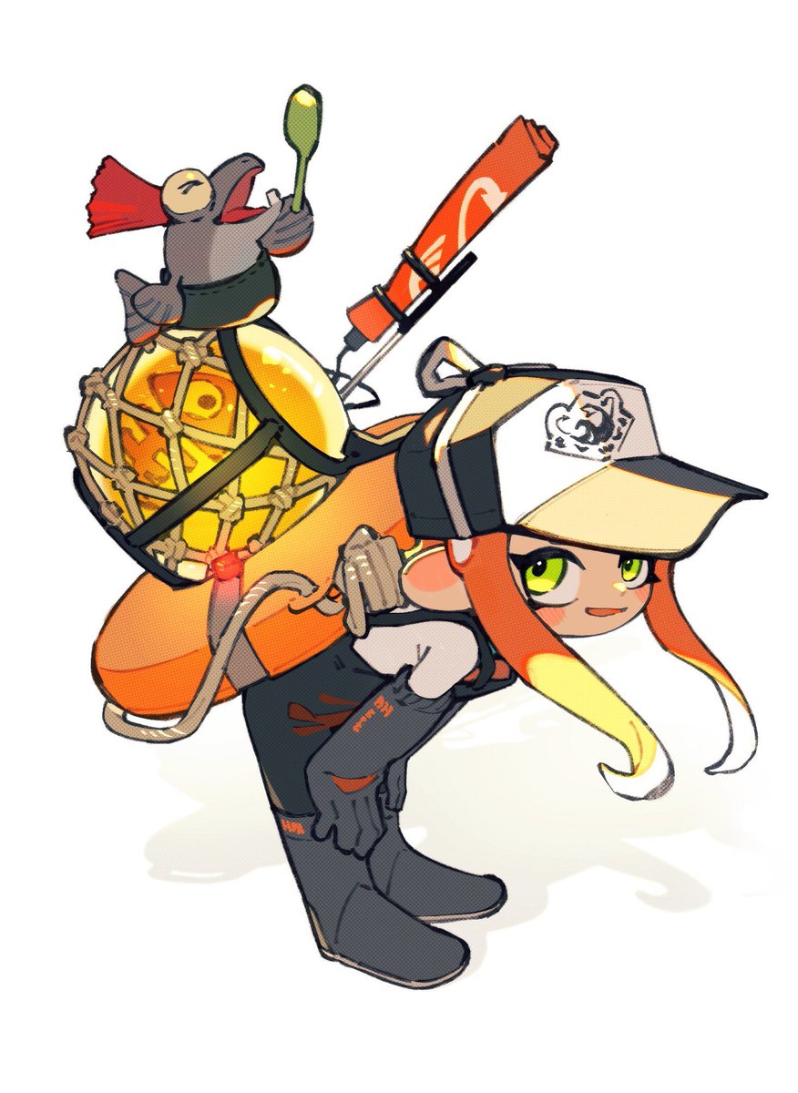 「黒ツナギ #Splatoon3 」|ゆとまるÜのイラスト