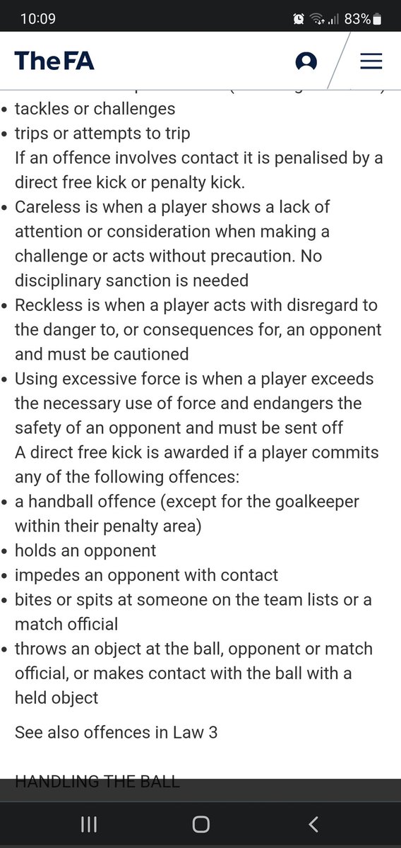McsweenCraig's tweet photo. @gothecrow @DaleJohnsonESPN @scott_wroe @monkeysponge Holds an opponent is directly in the FA rules. So the only way its not a pen is if Dale thinks that isn't holding an opponent? https://t.co/c2wsCxxvcO