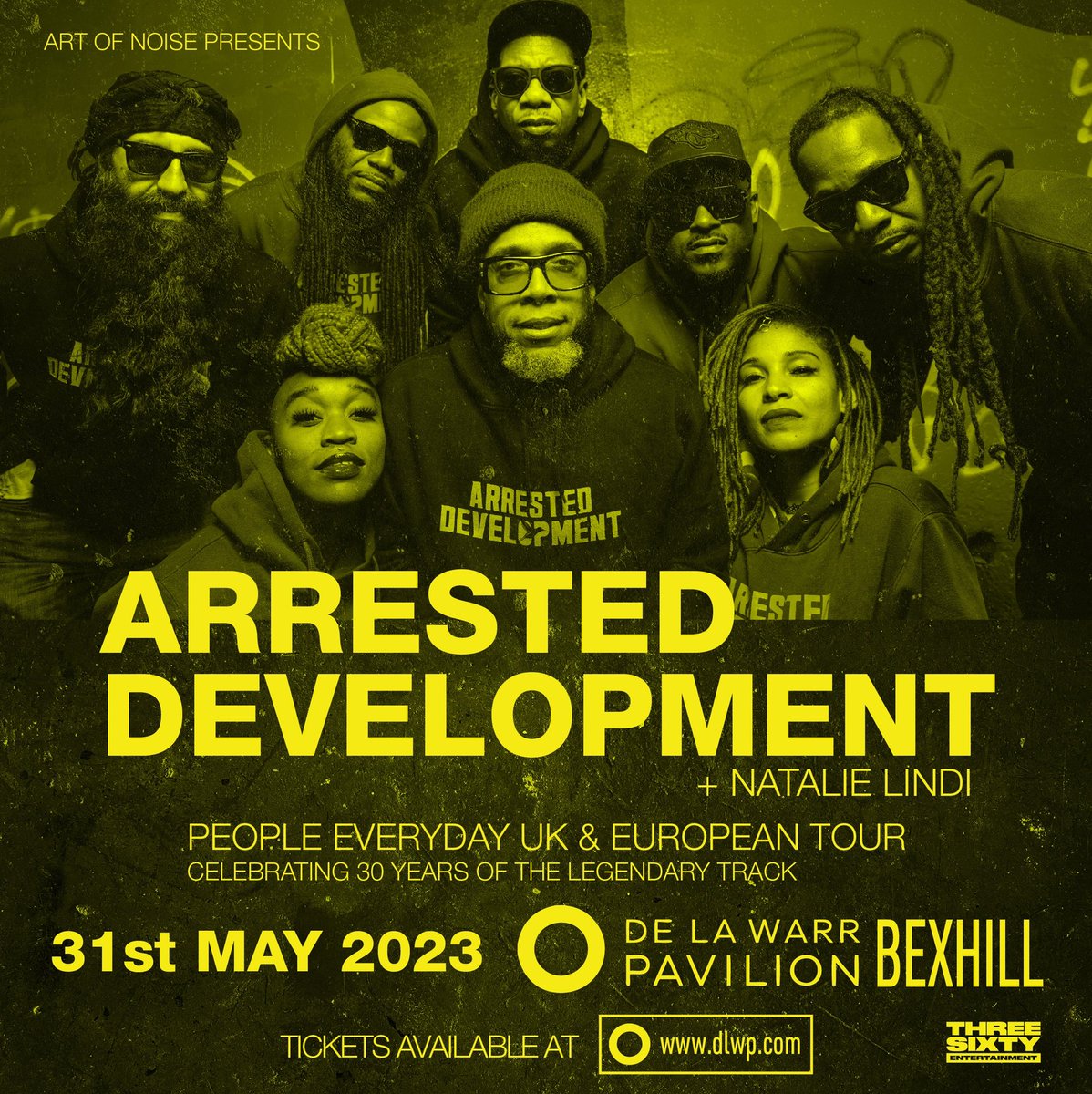 Hip Hop pioneers <a href="/ADtheBand/">ARRESTED DEVELOPMENT</a> will be at <a href="/dlwp/">De La Warr Pavilion</a> on 31st May 2023 with support from Natalie Lindi grab you tickets while you can dlwp.com/event/arrested… #rap #hiphop #hastings #bexhil