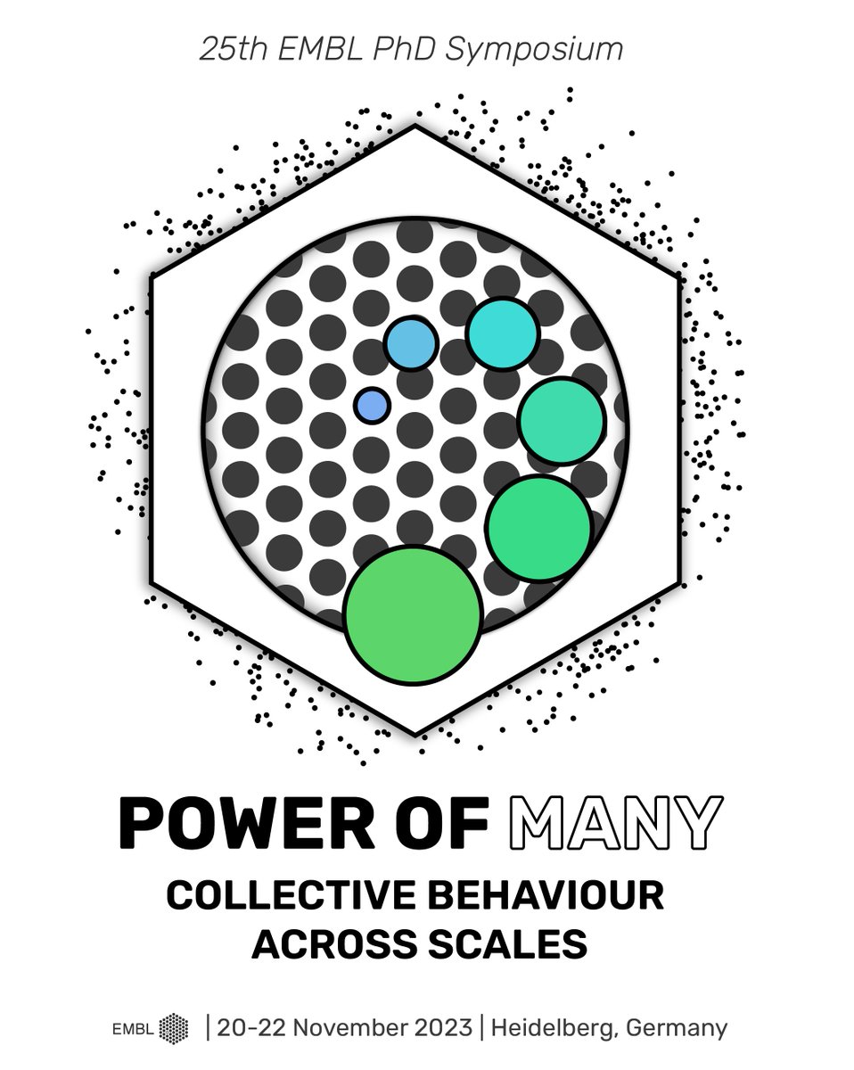 🌟Power of Many🌟
Each year the PhD students of EMBL can pick the most promising topic in current biology for the EMBL PhD Symposium.
This year we’ve chosen to organise a symposium about collective behaviour across scales. Join us 20th to 22nd of November!
#EMBL #emblphdsymposium