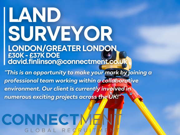 Exciting opportunity for #LandSurveyors in #London! Join our dynamic team, lead projects & produce accurate data. Ideal candidate has proven track record & proficiency with modern survey equipment. Contact David Finlinson today! 💷£30K- £37K DOE #bizhour #hiring #TeamLeader