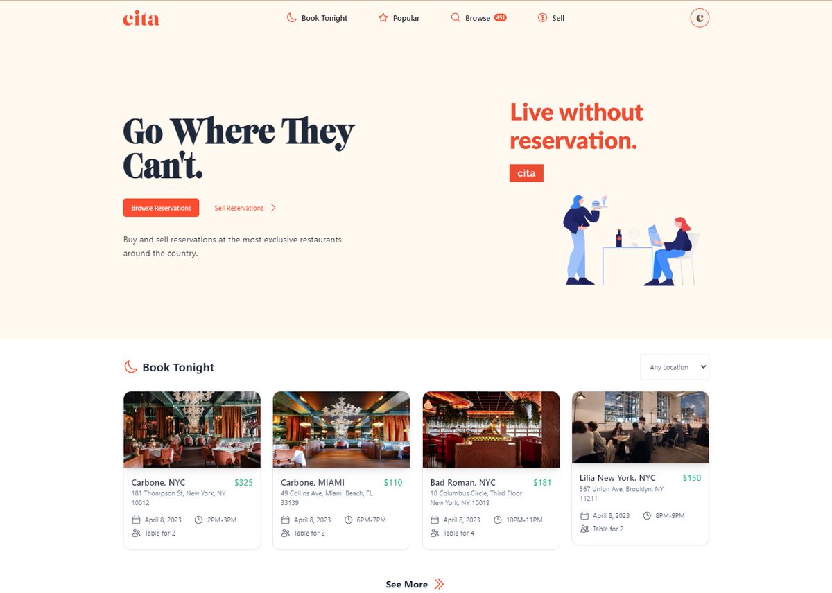 citamarketplace's tweet image. Restaurant reservations in NYC ✅
Restaurant reservations in LA ✅
Restaurant reservations in VEGAS ✅
Restaurant reservations in MIAMI ✅

Go where they can’t. 

citamarketplace.com