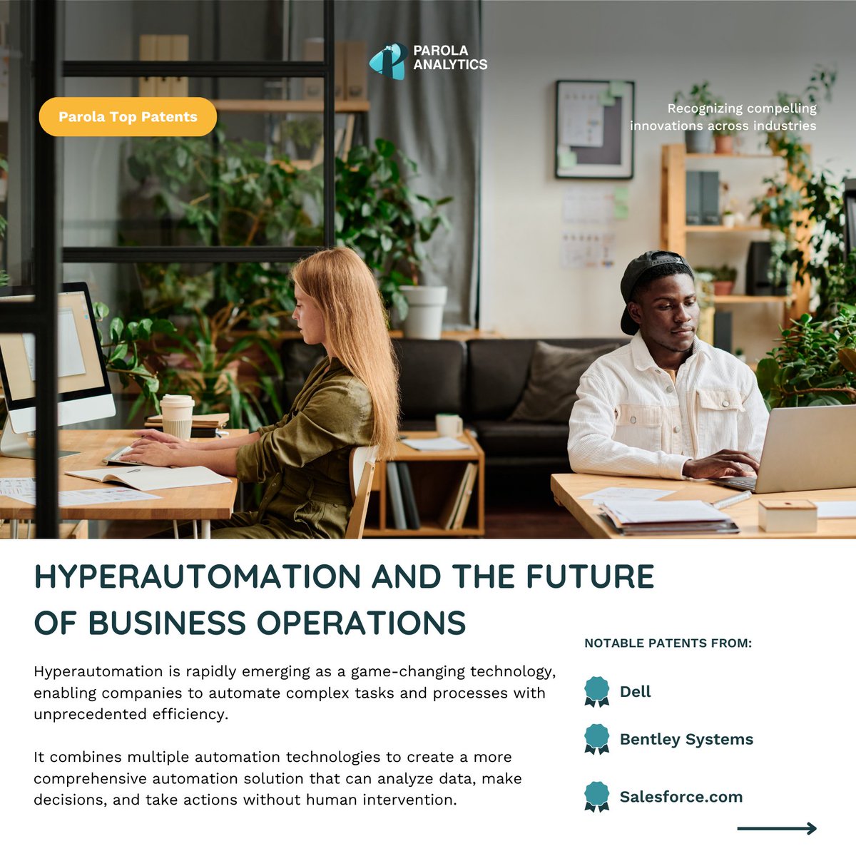 The future of business operations: Hyperautomation - a game-changing technology that combines AI, ML, and other advanced tools to automate complex tasks and processes with unprecedented efficiency 🚀🤖

Read here: bit.ly/3KO7K5L