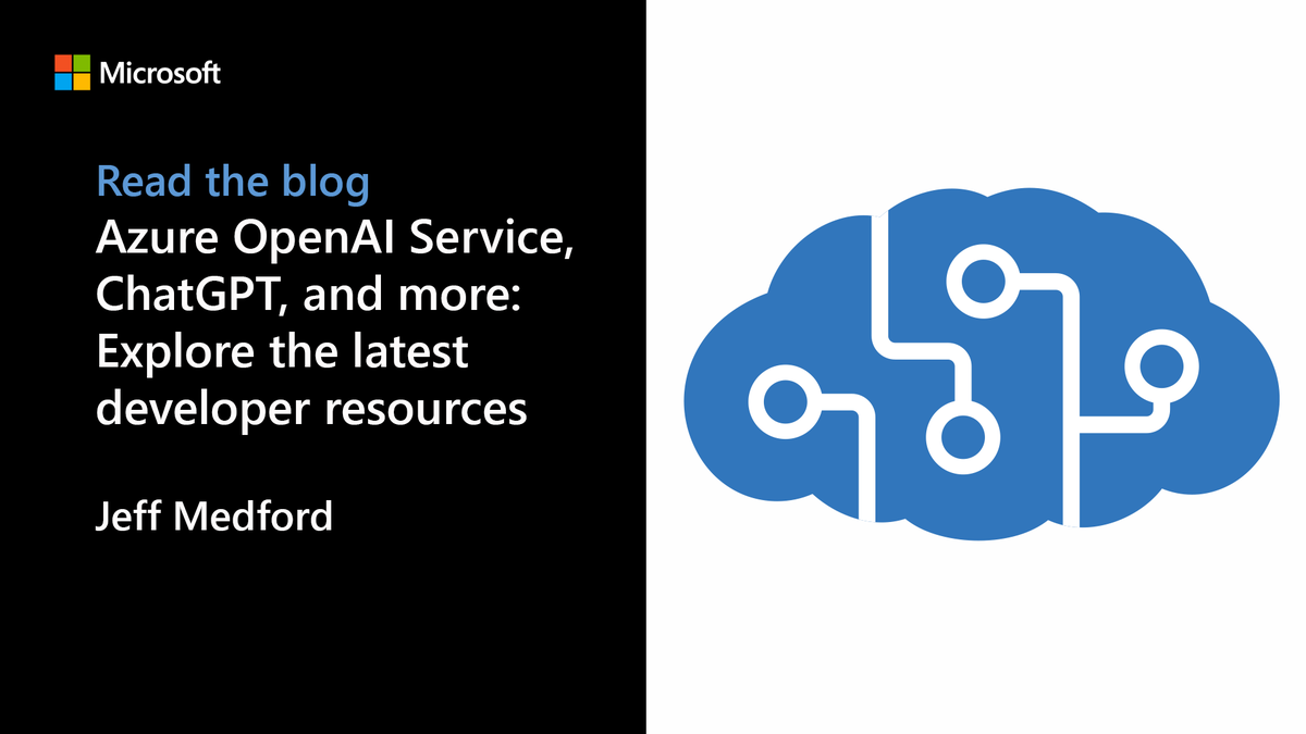 MSDevNo's tweet photo. Explore #AzureOpenAI Service, ChatGPT, and open source-related technologies to understand their impact on today’s development landscape. Check out training, documentation, demos, and tools to help you do more with open source and AI. #AzureOpenSource https://t.co/XbqvRpBHGW https://t.co/NsXcteQGRp