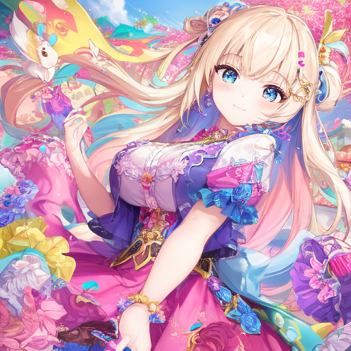 terasur's tweet photo. Holaraの花呪文でi2iしたらカオスになったｗｗｗ　#HolaraAI #NovelAI #AIart #AIイラスト https://t.co/TFQmVkSKFc