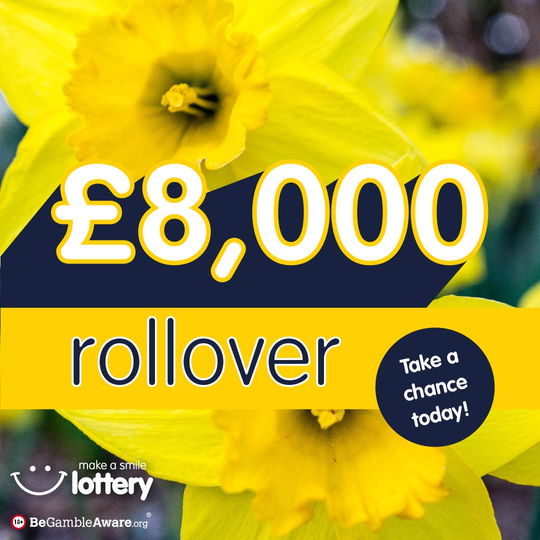 Are you going to be one of <a href="/makeasmilelotto/">make a smile lottery</a>'s lucky winners? 🎊🎊

This week there's a whopping £8,000 #rollover up for grabs!

Play and support the local #charity of your choice - including #Heartbeat❗️❗️

Get your ticket here: bit.ly/3yHpOIS