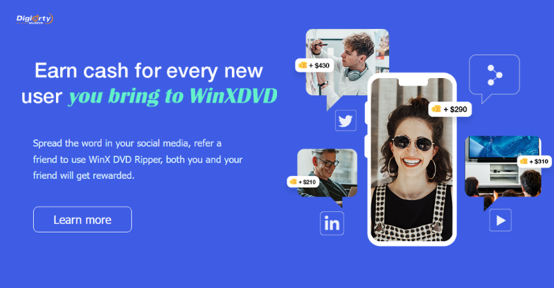 Have a friend who loves collecting DVDs? Refer your friends&amp;family to buy WinX DVD Ripper - they save $20 and you get $20 cashback💵. 
Sounds good huh? Join WinX DVD Amabassador Program and start earning cash rewards!
Sign up now👉bit.ly/3KP0syE
#referafriend #WinXDVD