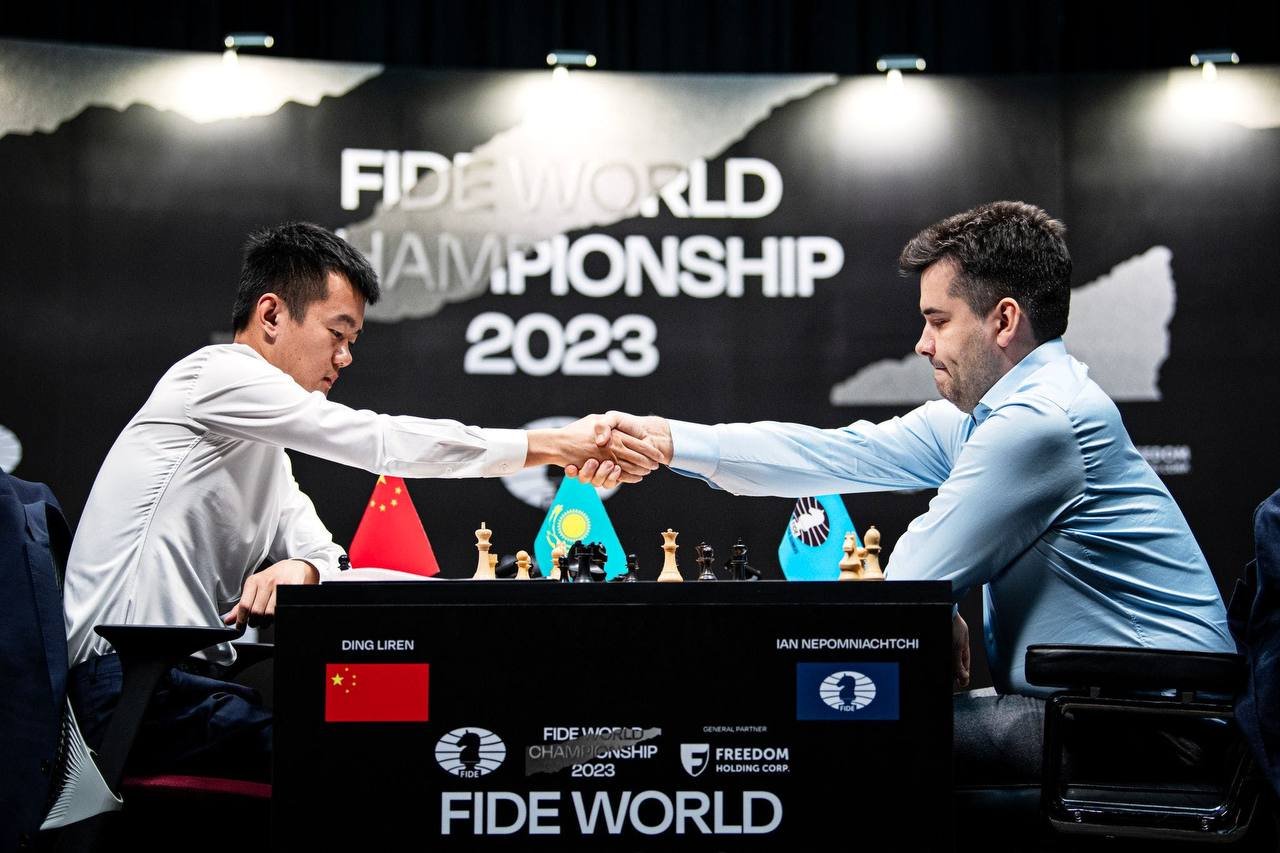 lichess.org on X: Will Ding Liren comeback? Check out our Recap of the  first two games of the @FIDE_chess World Chess Championship #NepoDing with  game analysis by GM Navara:    /