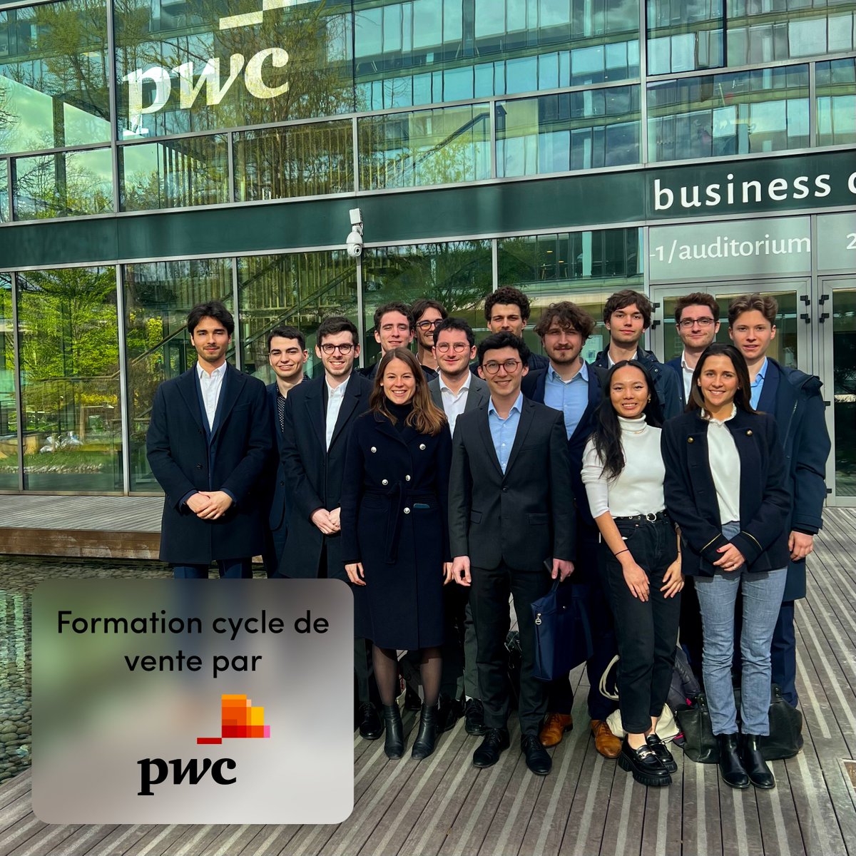 Junior ISEP X PwC

Ce jeudi 6 avril, les membres de Junior ISEP ont pu se rendre chez <a href="/PwC_France/">PwC France</a> afin d’assister à une formation sur le cycle de vente 🆕

Un grand merci à <a href="/jphilippevial/">Jean-Philippe Vial</a> et Romain Paggetti, pour cette expérience unique ! 💜

juniorisep.com