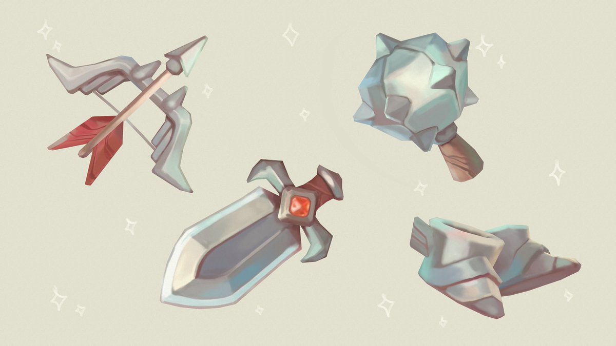 ascended_sao's tweet photo. Happy #PortfolioDay! 🤍
I am Sao My, a game art student who loves to do 3D handpaint 🎨

💼: https://t.co/tIBDxQwfHF
💌: sao-my.morel@hotmail.com 

#GameArt #3Dartist #Handpaint #EnvironmentArt https://t.co/q4j8wmjoYR