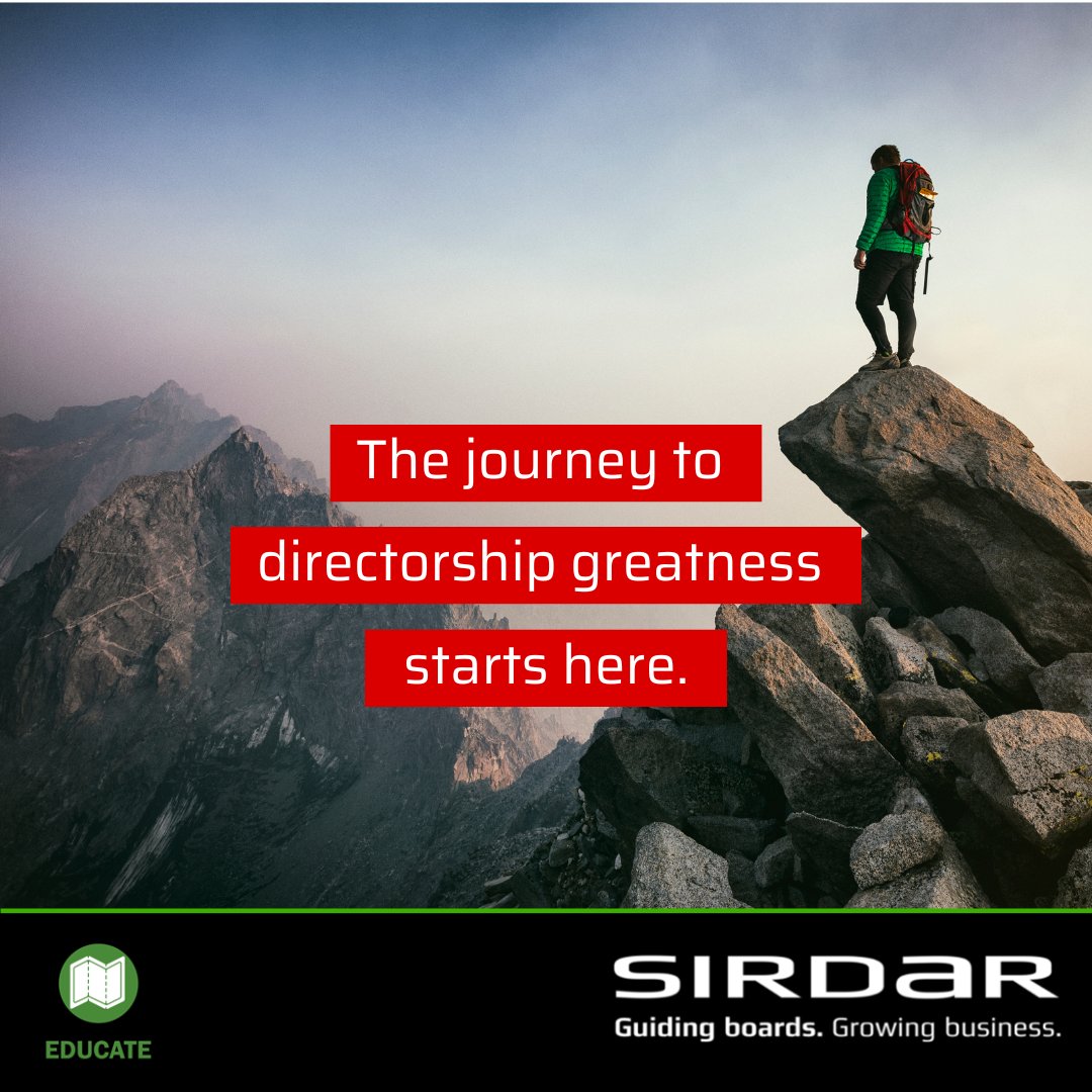 Our next Applied Directorship cohort starts the 11-month journey to boardroom greatness on 13 April. It's not too late to apply to join! We look forward to receiving your application and seeing you elevate your boardroom future. 

bit.ly/ADPONLINE  

#Sirdar