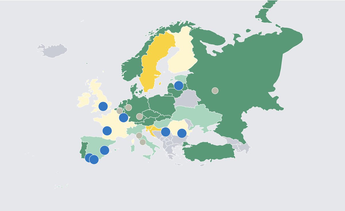 Only 45% of newborns in Europe are screened for #SMA at birth, compared to 99% of infants born in the US.

You can now track the progress of SMA neonatal screening via @SMAEurope's new interactive map 👇

bit.ly/3zmBtwp

#INSD #NeonatalScreeningMatters