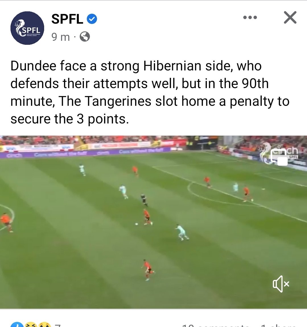 How can we get angry at Sky Sports for stupid mistakes when the SPFL social media can't tell the difference between Dundee and United?