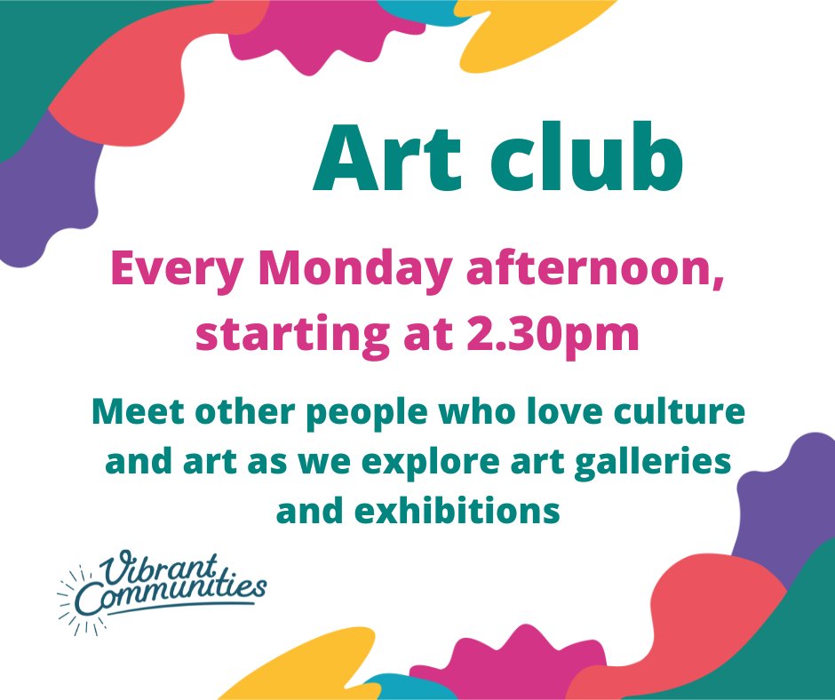 Art club at the <a href="/V_and_A/">V&A</a> 
Mon 17 April at 2.30pm

#Expert Pennie will be joining our weekly art group to share her knowledge of African art.

Our live social groups help to meet the cultural, interest and access needs of people in #carehomes

#personalisation #CQC #culture #art