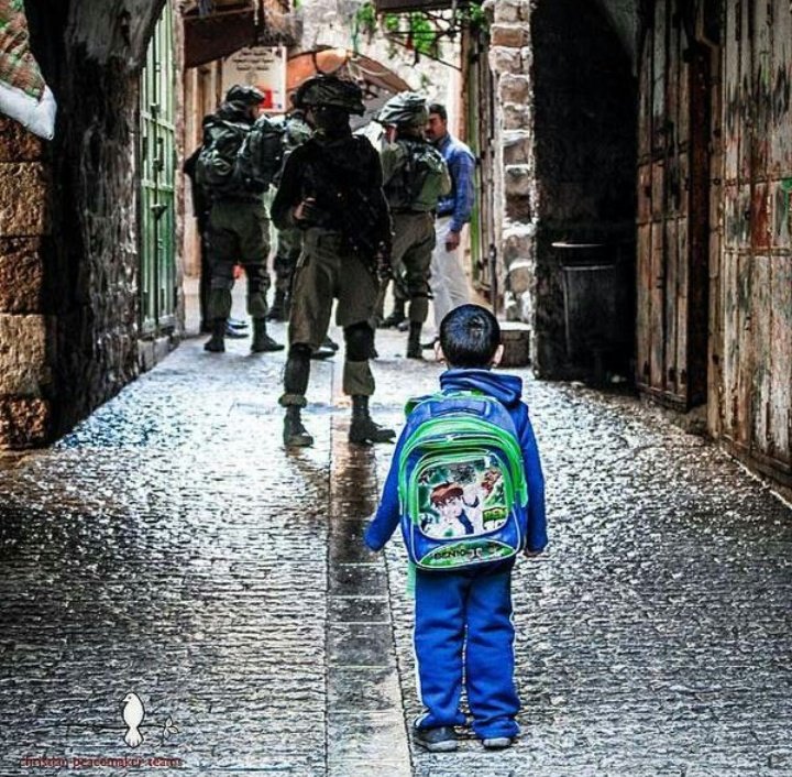 #PalestinianChildrenRights Going to school for Palestinian children is a very dangerous journey.

#FreePalestine 
#SahabatPalestina_ID 
#ForeverPalestine 🇵🇸