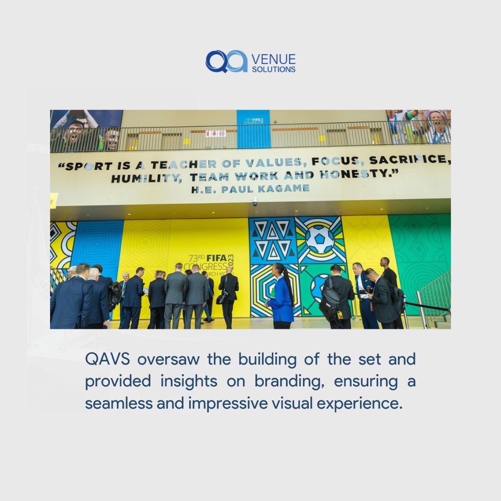 QA Venue Solutions tweet media