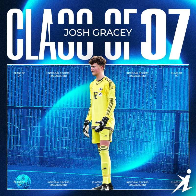 integralsportsm's tweet photo. We’re pleased to announce that Josh Gracey has signed with us and becomes the latest addition of ISM's Class of 07. 🤝

Josh is a 6ft5 goalkeeper who plays for @Glenavon_FC and @NorthernIreland. He is a very talented keeper with great potential. 🔋

Welcome Josh! 👊

#teamISM