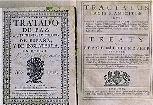 1713: diplomàtics de tot Europa enllesteixen a Utrecht un conjunt d'acords bilaterals que posen fi a la Guerra de Successió espanyola i on es reconeix la legitimitat de Felip de Borbó al tron espanyol.
➡️ ca.wikipedia.org/wiki/Tractat_d…
#TalDiaComAvui