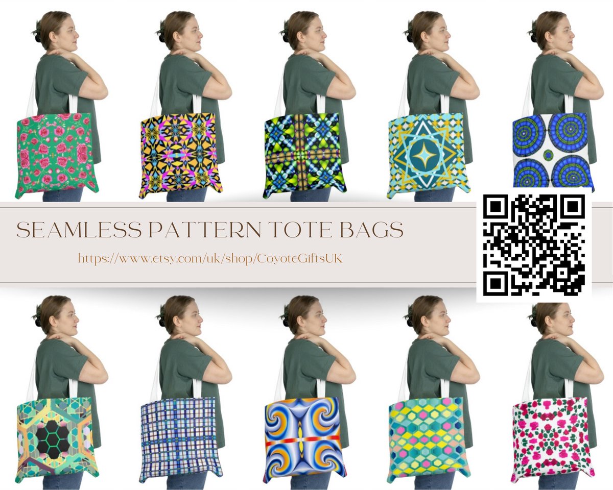 AVM9691's tweet image. CoyoteGifts UK

Available from my Etsy Store

#seamlesspatterns
#totebags
#patterns