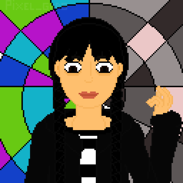 pixel_gabs's tweet photo. It's #PortfolioDay !
My name is Gabs, I'm brazilian pixelartist, at the moment I do mostly fanarts, pixel dailies prompts and wallpapers in my ko-fi shop. This is my art: https://t.co/CXithE0rrg