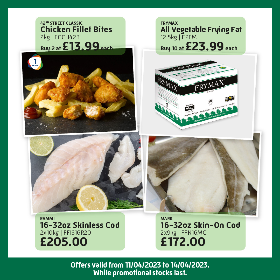 FriarsPride's tweet image. This week's deals are here! You'll find #savings on #Frymax, #Rammi &amp;amp; 42nd Street #Chicken Breast Bites! Contact your Telesales Agent or call 01733 316400 and take advantage of these offers today! bit.ly/3Dwx9KW