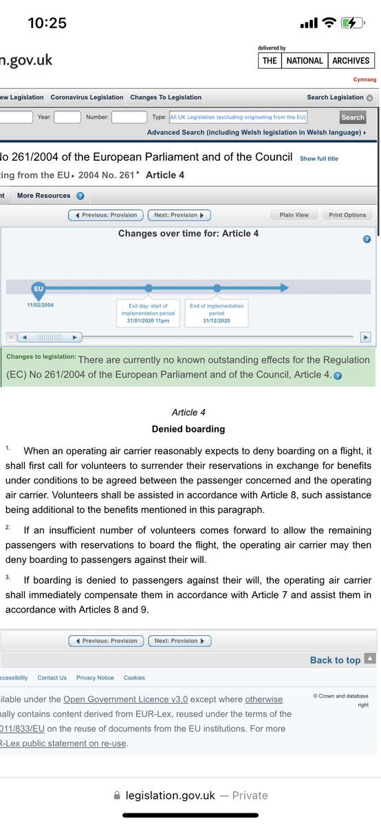 yorkshapotter's tweet photo. @vueling morning. Which part of 
“immediately compensate” of paragraph 3 do you not understand? Is it the immediately or the compensate? https://t.co/71g2HfPsTE