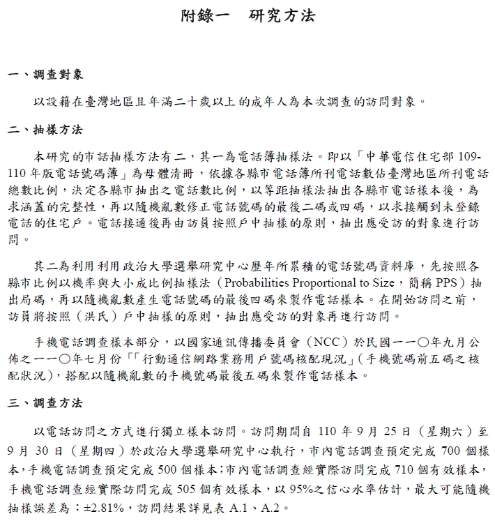 Please see the note below on our sampling strategy &amp; other methodological approaches. 11/-