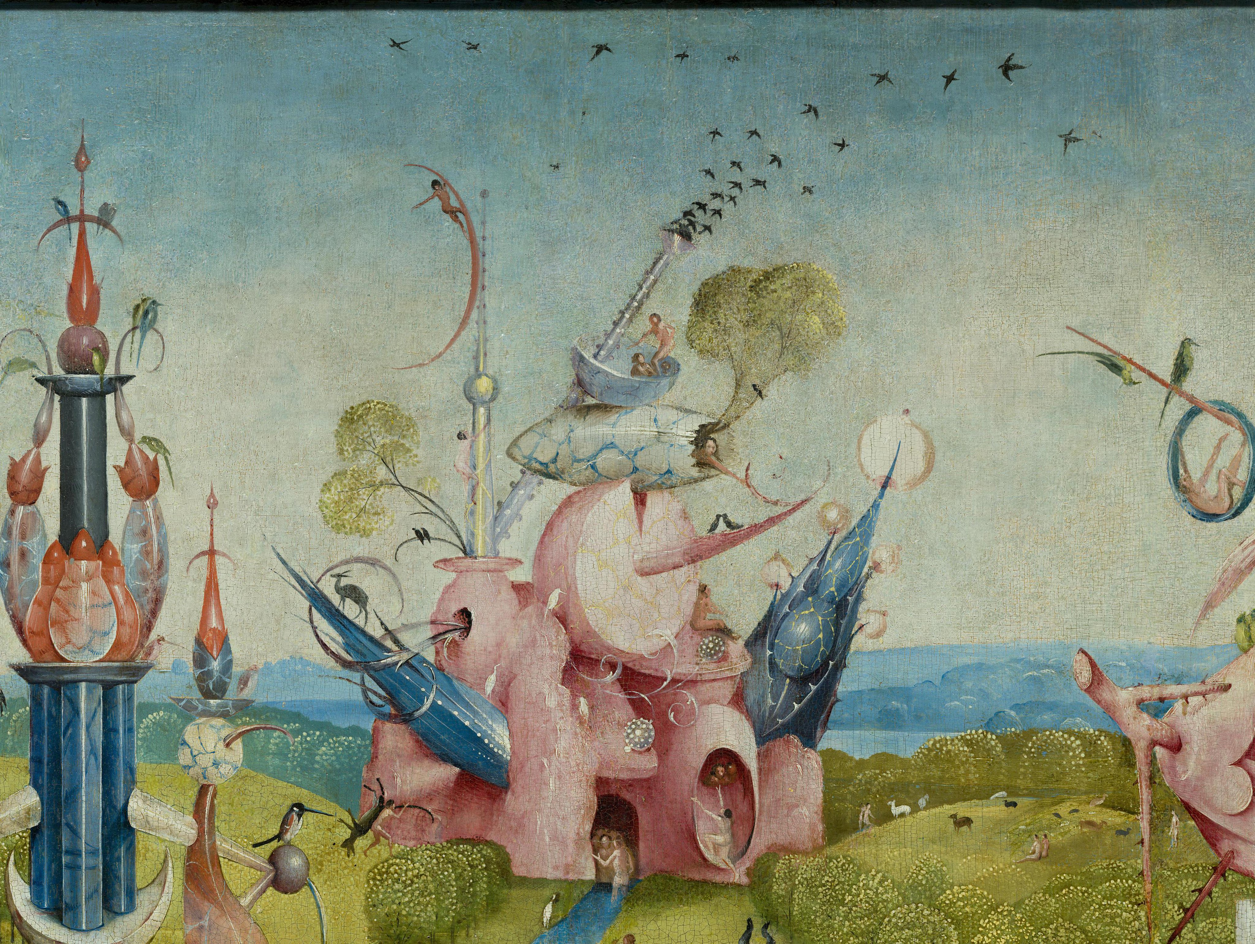 иероним босх триптих искушение святого антония. хиеронимус босх картины. бос картины. иероним босх картины. картина боско сад земных наслаждений.