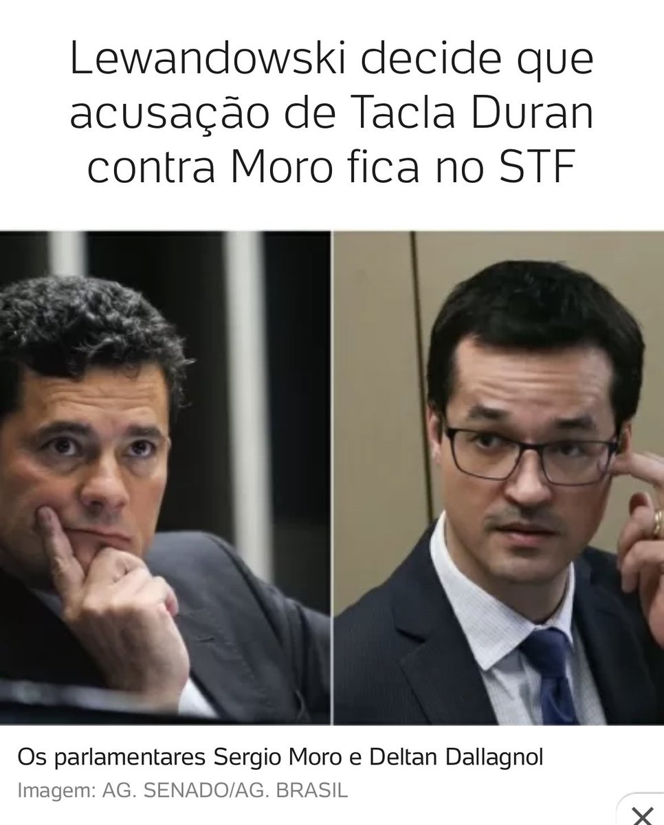 SamiDog15's tweet image. Cadê o povo que quer ver o ex-juiz, suspeito e parcial, e seu parça na cadeia pra me dar bom dia?
MORO E DALLAGNOL NA CADEIA