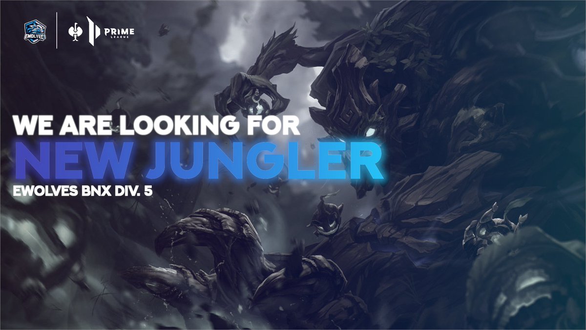 [#LeagueOfLegends]

Für unser Division 5. Team suchen wir noch einen Jungler ⚔️

Zu uns: 
- Eingespieltes Roster aus 4 Spielern
- Management für Scrims &amp; Spiele
- Casts &amp; Social Media Promotion

Ambition: Aufstieg 🔥
- D2+ / Masterpeak gesucht

Bei Interesse bei @N1L0_X melden.