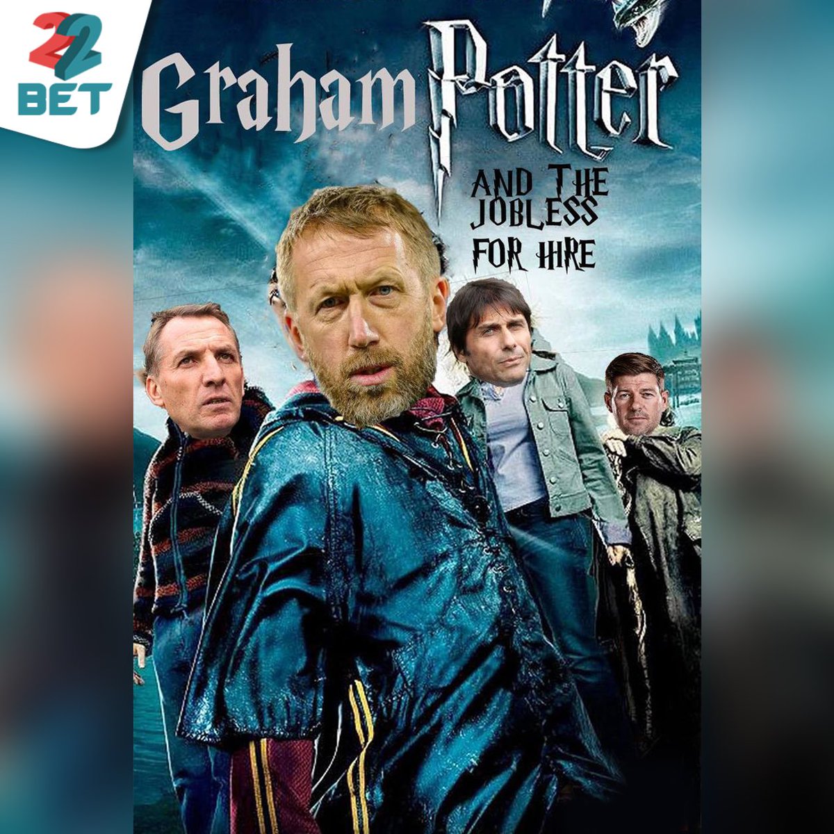 The new record for most 🏴󠁧󠁢󠁥󠁮󠁧󠁿Premier League managers sacked in a single season currently sits at 12.👀 

This new record was set on April 2, 2023 when Leicester City 🦊and Chelsea 🔵 sacked Brendan Rodgers and Graham Potter on the same day. 

#22Bet #BestOdds #22BetMeme