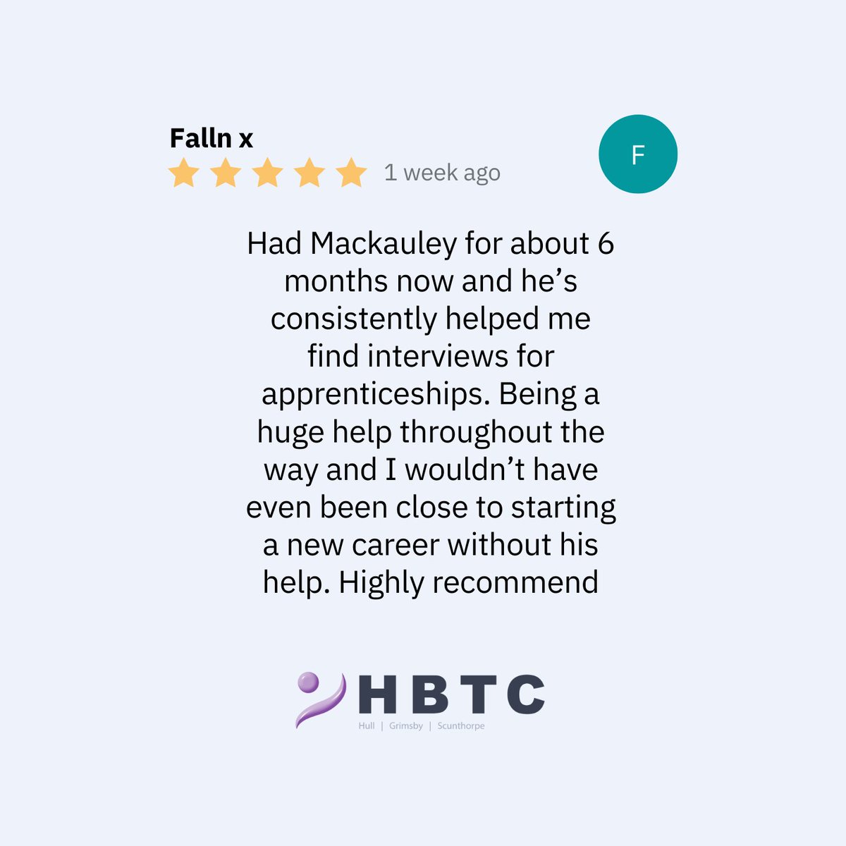 hbtc_training's tweet photo. Hard work pays off! 💪

This apprentice showed incredible enthusiasm and resilience as he was trying to find his way into the IT industry. Which is why we couldn't resist including this review for #testimonialtuesday. https://t.co/G9lri5wSC3