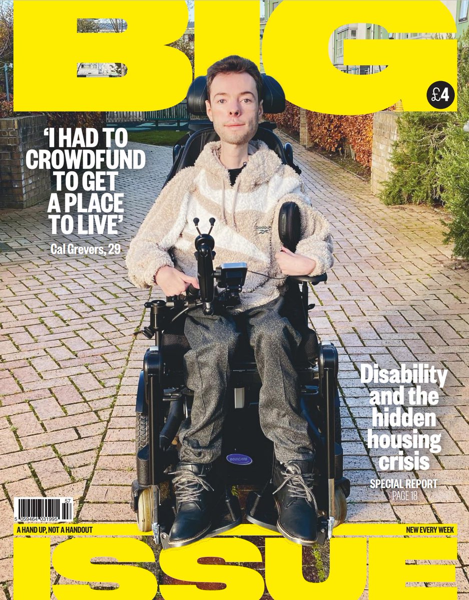 📖Great to see @IsabellaMcrae's story on how the crisis in accessible housing is affecting young Disabled people on the front page of the @BigIssue this week. 🗣️Our issues must be part of the housing movement You can read the whole story online➡️bigissue.com/news/social-ju…