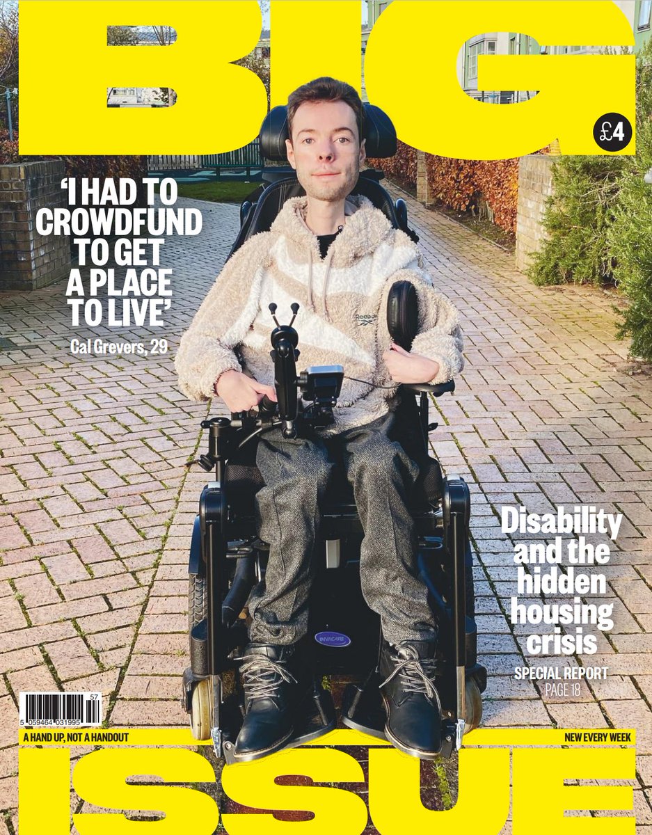 DisRightsUK's tweet photo. 📖Great to see @IsabellaMcrae's story on how the crisis in accessible housing is affecting young Disabled people on the front page of the @BigIssue this week. 

🗣️Our issues must be part of the housing movement

You can read the whole story online➡️https://t.co/gmIxG2g0Er https://t.co/3AhEPBrFVS