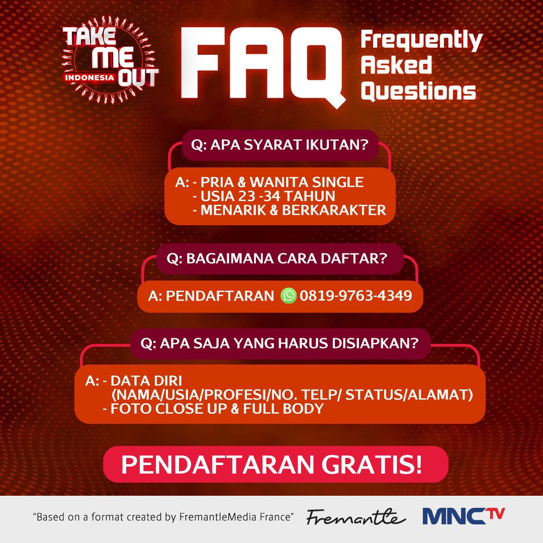 Take Me Out Indonesia tweet media