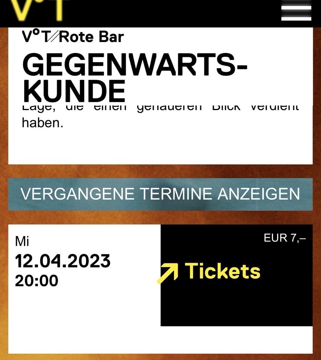 Morgen ‚ 20h wieder Gegenwartskunde <a href="/Volkstheater_W/">Volkstheater Wien</a>. Diese Mal: mein neues Buch „Solidarität“ (<a href="/KremayrScheriau/">Kremayr & Scheriau</a>) und wir können diskutieren wie es nach vorn gehen soll. Wir wissen wie autoritäre und individualistische Lösungen für die Krisen aussehen - wie geht Solidarität?