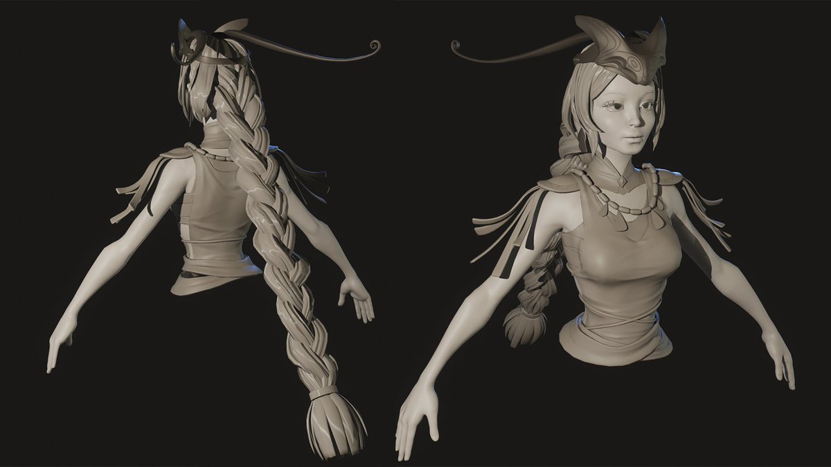 wenxinart's tweet photo. Happy #PortfolioDay ! ✨

I'm Emily, a 3D character artist in love with stylized, vibrant characters! 
Currently trying to break into the games industry full-time or freelance, Rt's are appreciated 💚

🎨 https://t.co/y5xTV8vDgT
✉️ huangew000@gmail.com

#3Dart #gameart #stylized https://t.co/uYC4m4hrPj