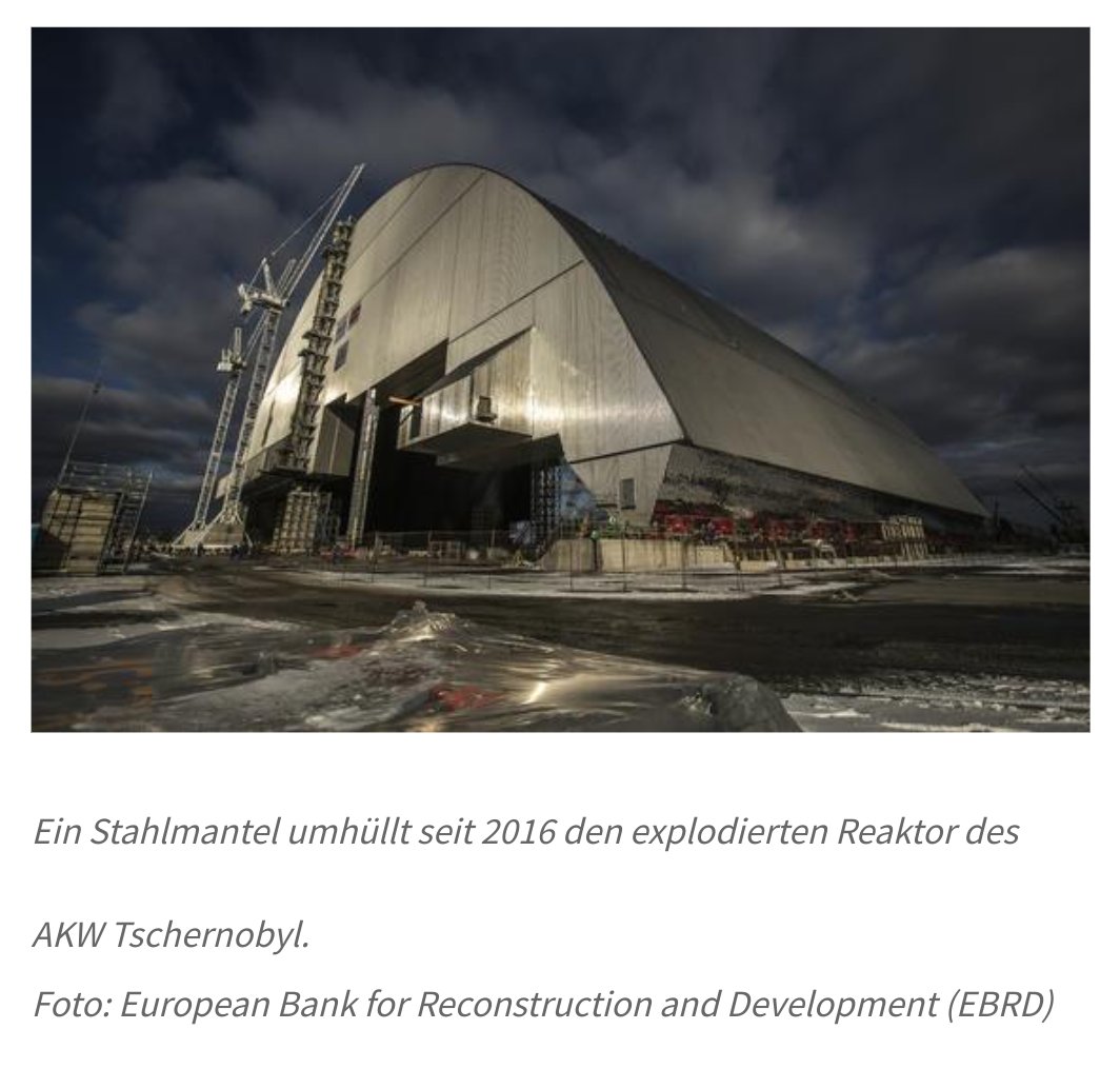 Kaizen_33's tweet photo. 2016: 7 Industrienationen geben 95 Mio. €, 70 Mio. € die 🇪🇺-Kommission. Die 🇪🇺 🏦 für Wiederaufbau/Entwicklung (#EBRD) übernimmt 350 Mio. € (!) des über 100 M. hohen &amp; 2,1 Milliarden € teuren #Sarkophag:s in der 🇺🇦 &amp; 🇩🇪 will jetzt die letzten 3 #EKWs stilllegen? Warum?🤷 https://t.co/BHoembQxgS