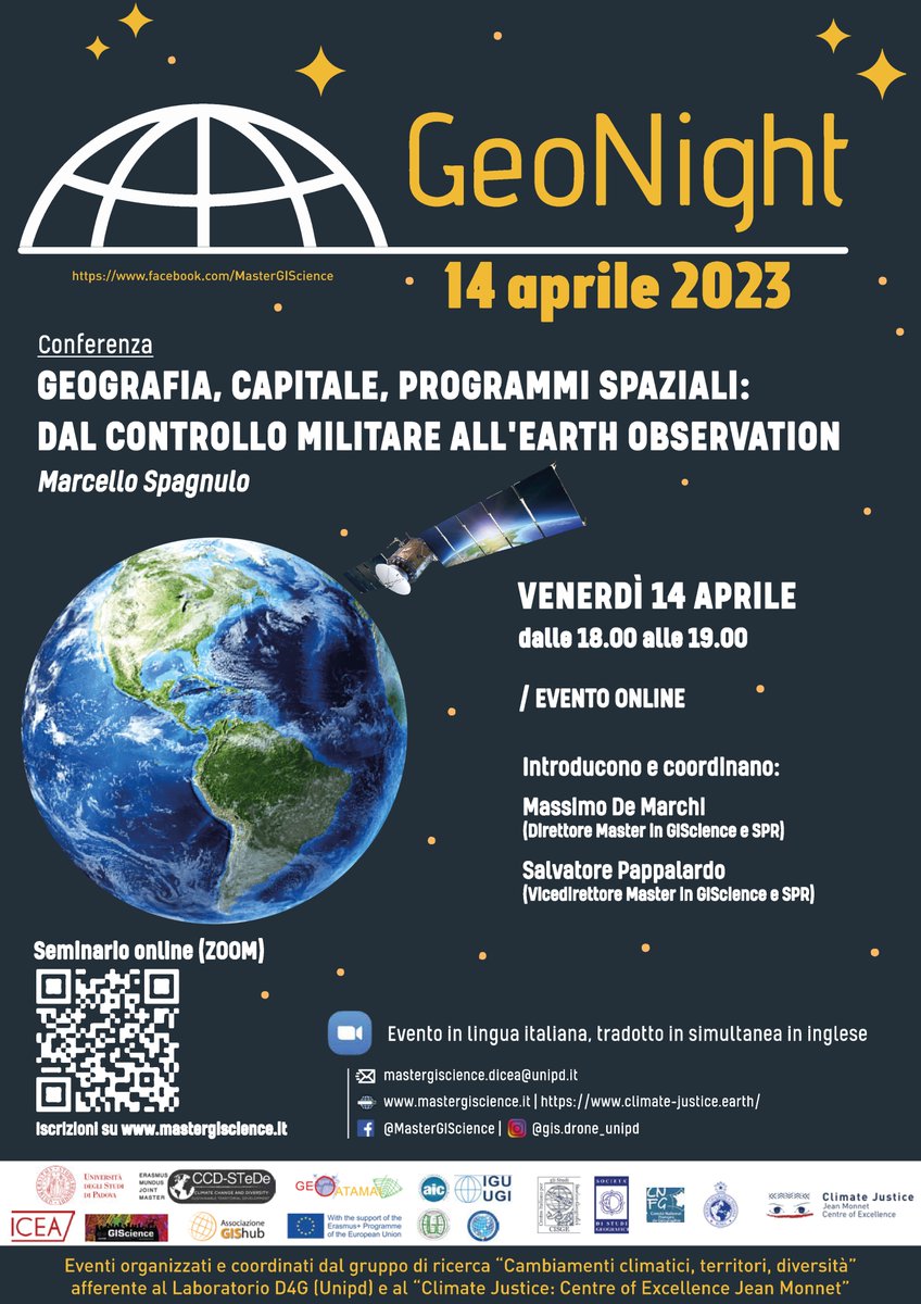 La #geonight2023 si sta avvicinando! Vi aspettiamo il #14aprile al primo dei nostri eventi con #MarcelloSpagnulo di <a href="/limesonline/">Limesonline</a> 
Iscrizione all'evento: forms.gle/CkaCrtMi2qE3T3…