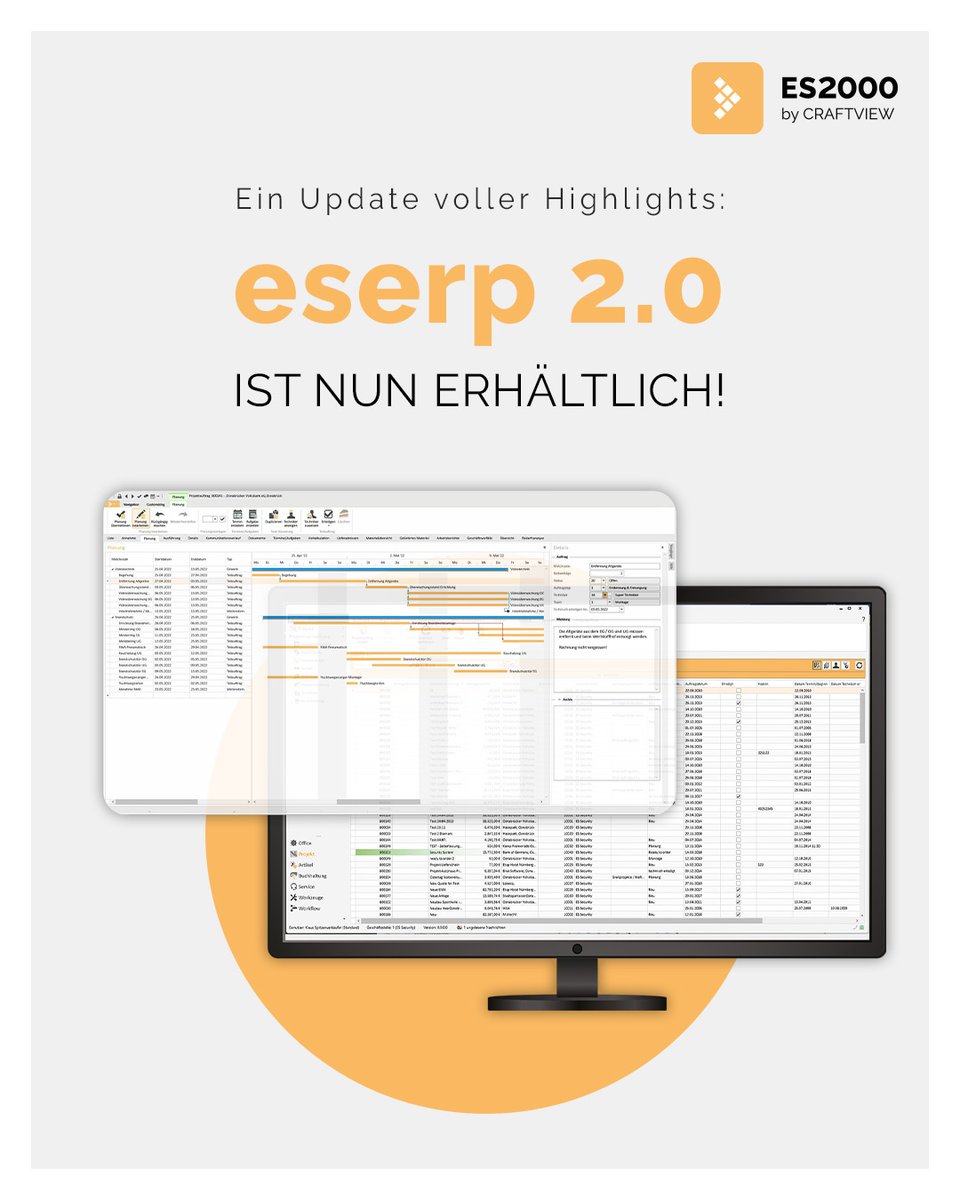 es2000_software's tweet photo. eserp 2.0 ab jetzt erhältlich!

Lerne die Highlights der neuen Programmversion in unserer Broschüre kennen!

➡ https://t.co/JmFUMuYsn0

Das ES2000-Team

#es2000 #software #erpsoftware #erp #digitalisierung #eserp #esoffice #esmobile #neueversion #update #produktupdate https://t.co/IXkKPmfHsl