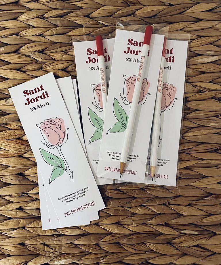 micompideviaje's tweet photo. Este Sant Jordi regala solidaridad 🌹

Con la compra de este lápiz estarás contribuyendo con la investigación del cáncer infantil y juvenil en @VHIR_ @vallhebron 

📍¡A la venta en https://t.co/7wG7D3oSg8

#santjordi
#solidaridad 
#detallessolidarios
#micompañerodeviaje https://t.co/Wzb0KKTfbt