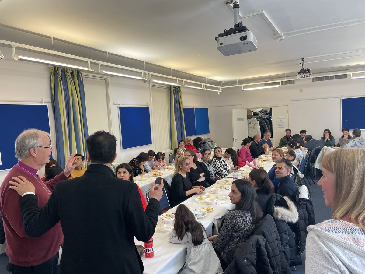 A wonderful celebration meal with 80 Iranian Christians on Easter Monday before our pilgrimage service at St Albans. #diostalbans #lutondeanery