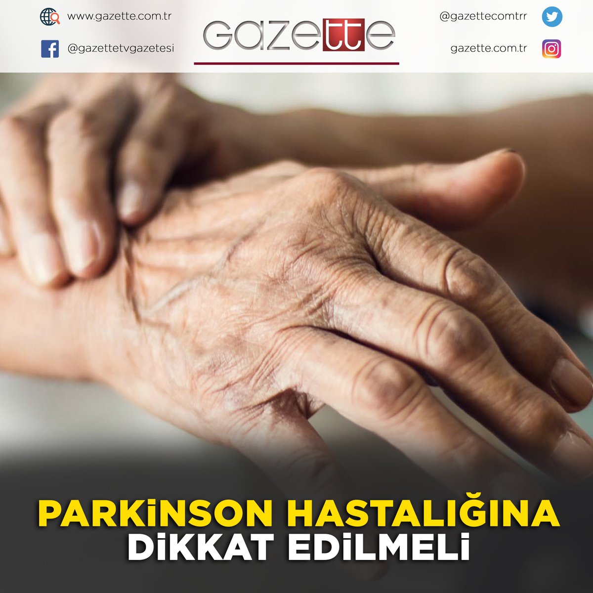 Parkinson hastalığına dikkat edilmeli

gazette.com.tr/Haber/saglik/p…

#parkinson #parkinsonbelirtileri