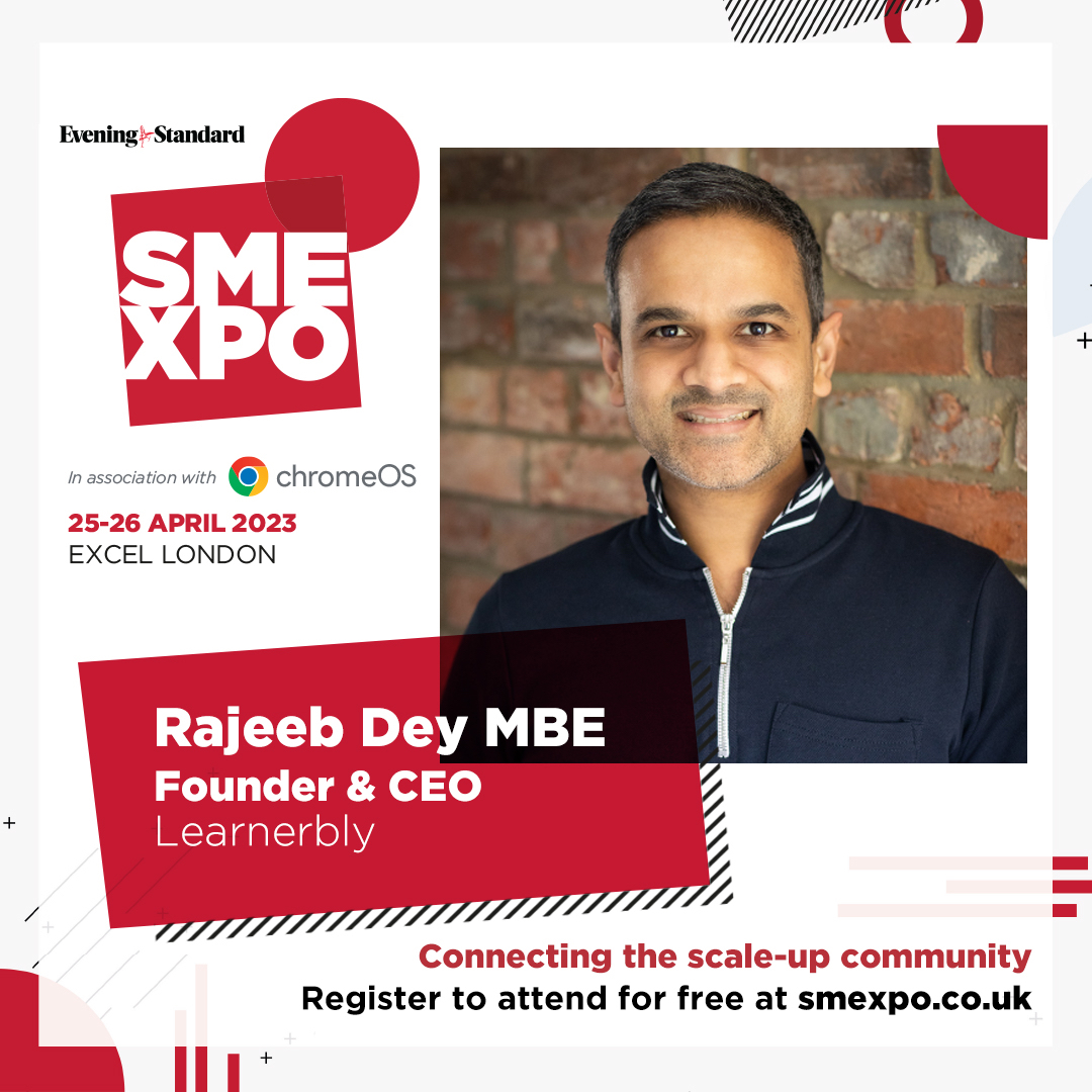 Our Founder & CEO, @rajdey is one of the speakers contributing to @SME_XPO 2023 this 25-26 April 2023. Claim your free ticket here 👉 lnkd.in/eUbW2wY5 #SMEXPO #Scaleup
